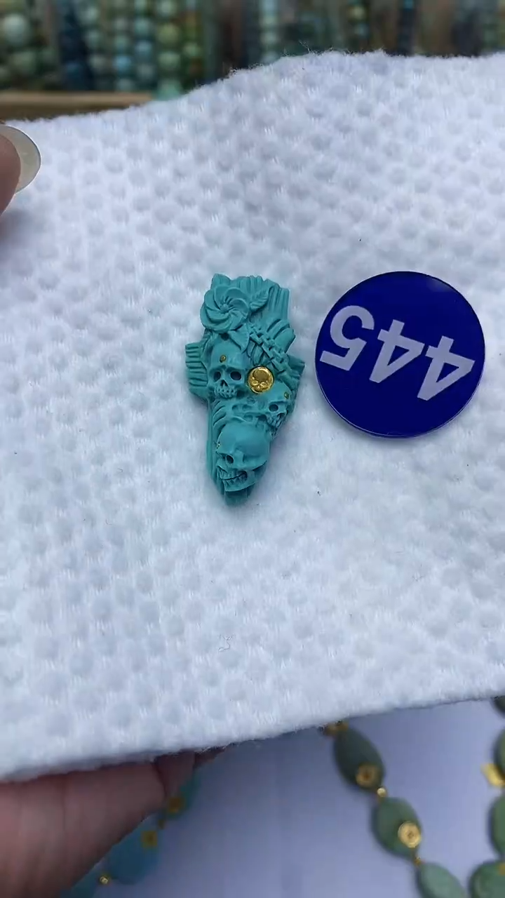 【闪购商品】绿松石雕刻件未镶嵌445