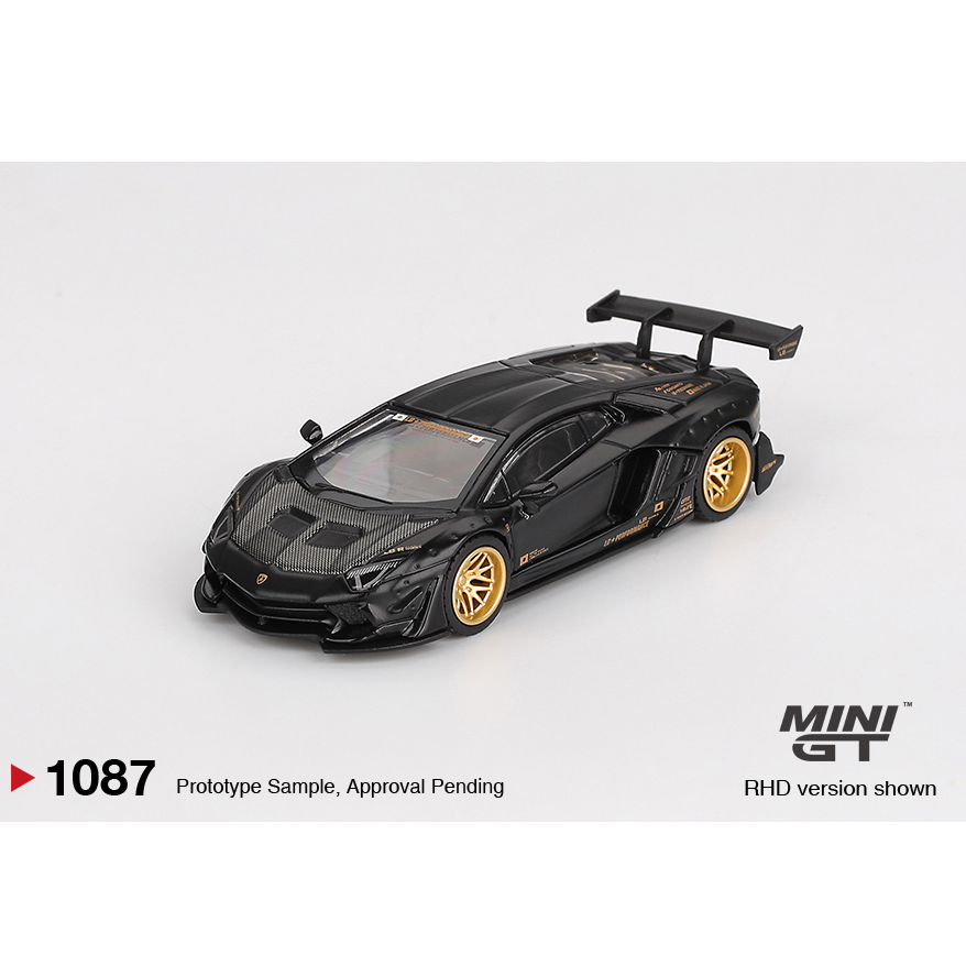 匠擎预售】MINIGT车模1:64兰博基尼  LB宽体改装#1087合金汽车模型