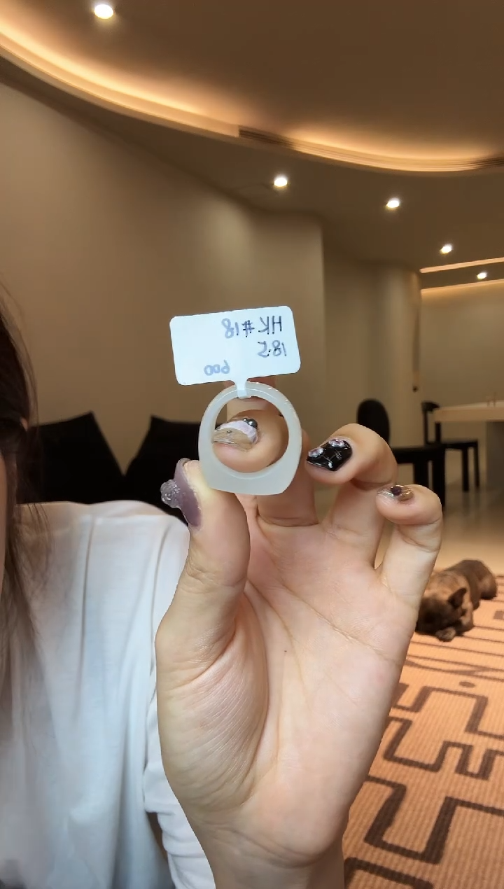 【闪购商品】和田玉戒指未镶嵌18码白马鞍