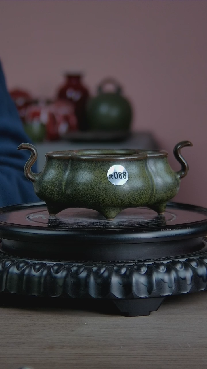 景韵堂仿清茶叶末釉