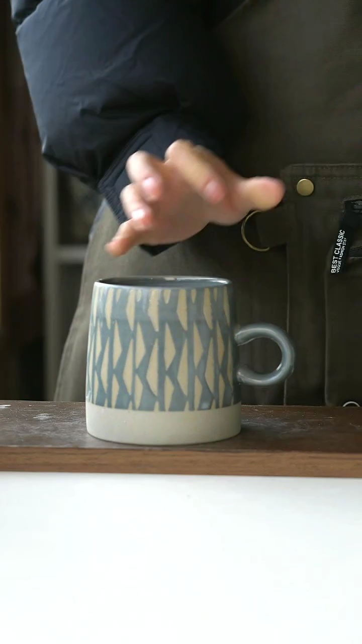 【闪购商品】陶瓷粗陶马克杯微瑕@4-2@