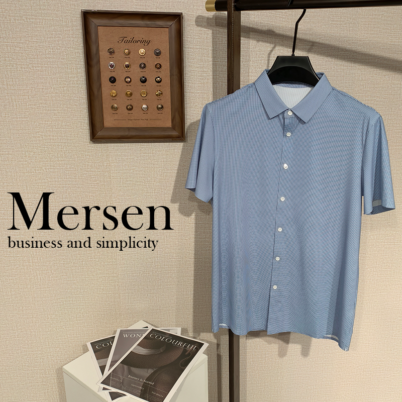 五周年【衬衫T恤】时尚精品春夏款高端翻领T恤短袖 2402169