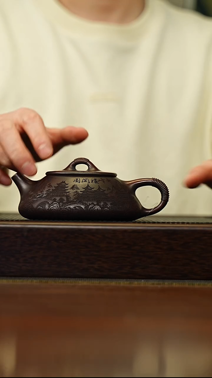 茶壶紫砂宜兴原矿 手工 紫砂壶容量280CC