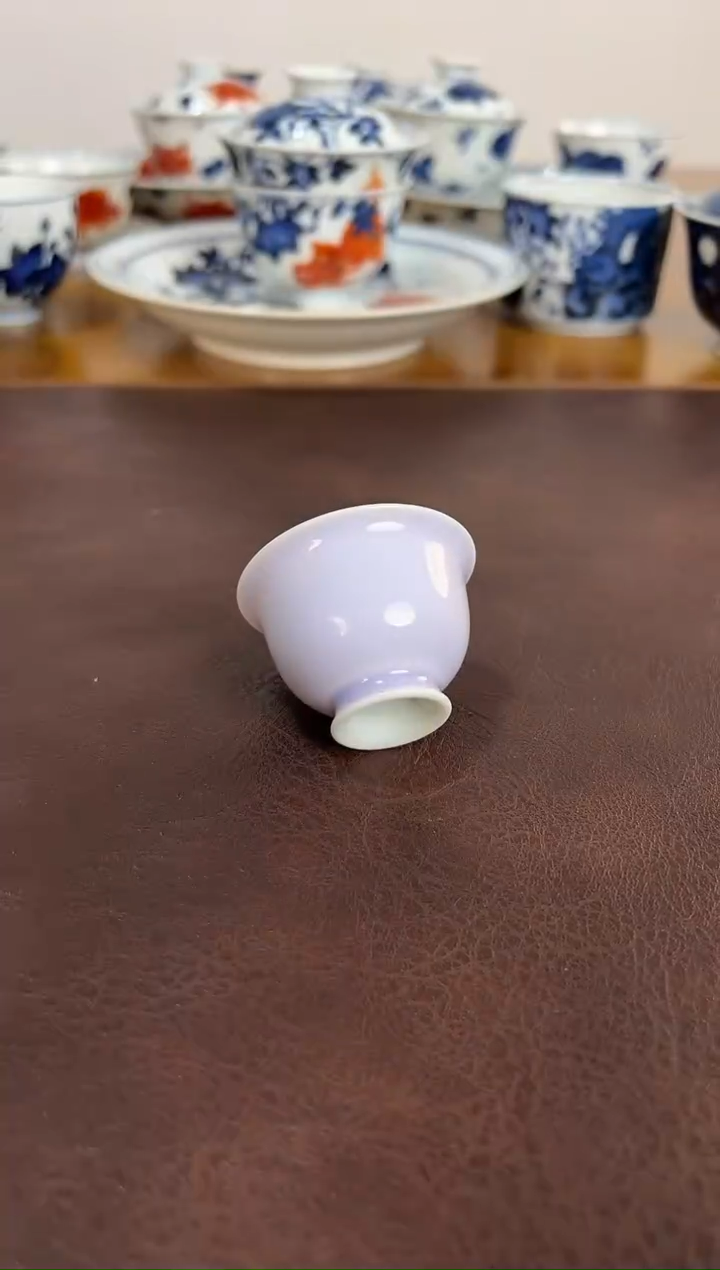 高温单色釉小客杯