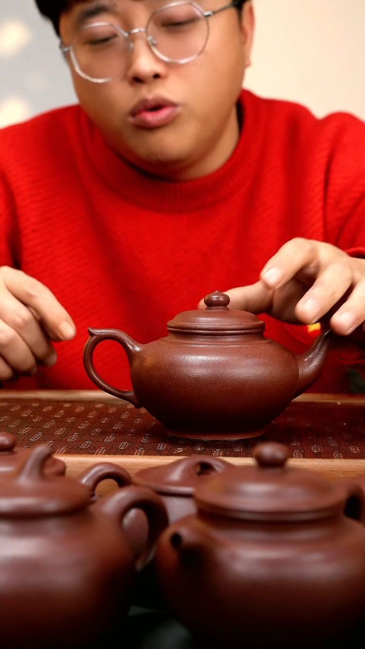 【闪购商品】紫砂茶壶syzj 底槽清 手磨粗纱 笑樱