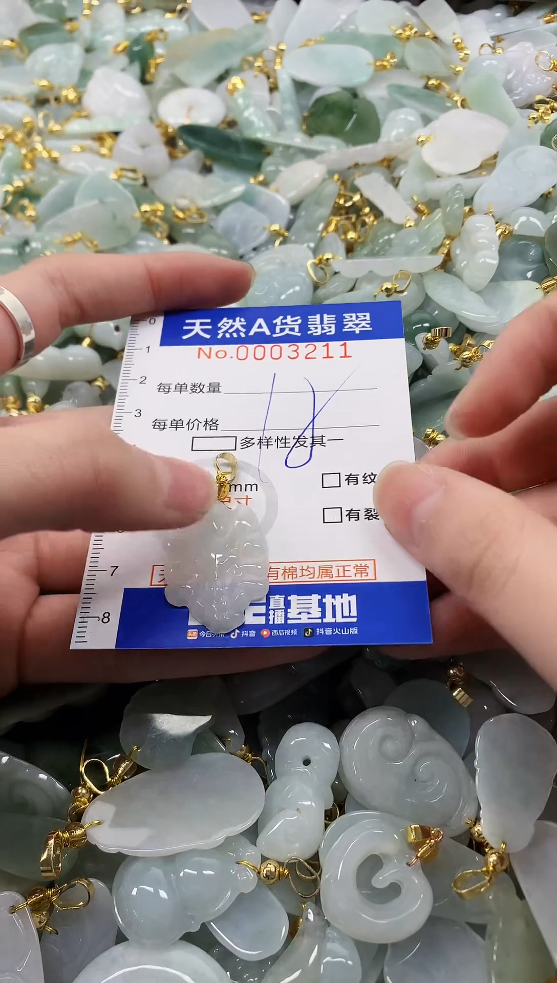 颈饰未镶嵌翡翠天然a货翡翠