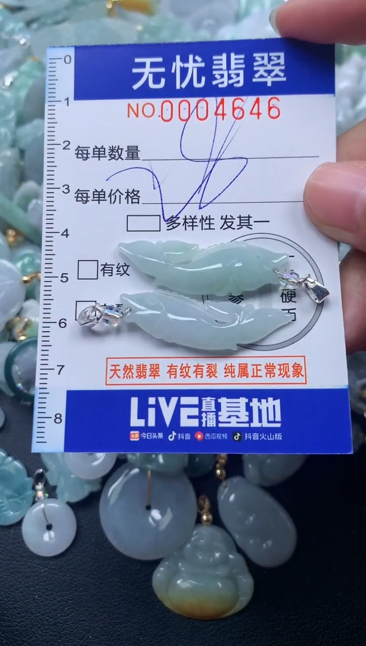 颈饰未镶嵌翡翠4646