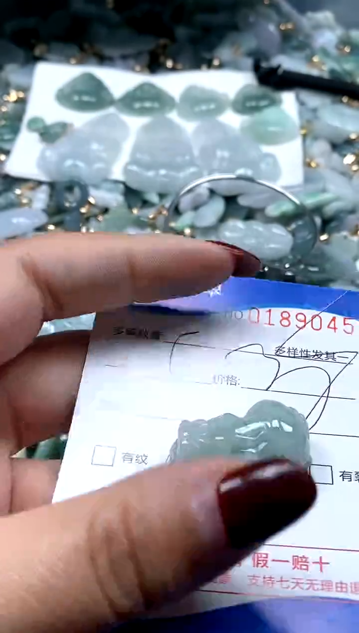 【闪购商品】翡翠颈饰未镶嵌闪购商品0189043