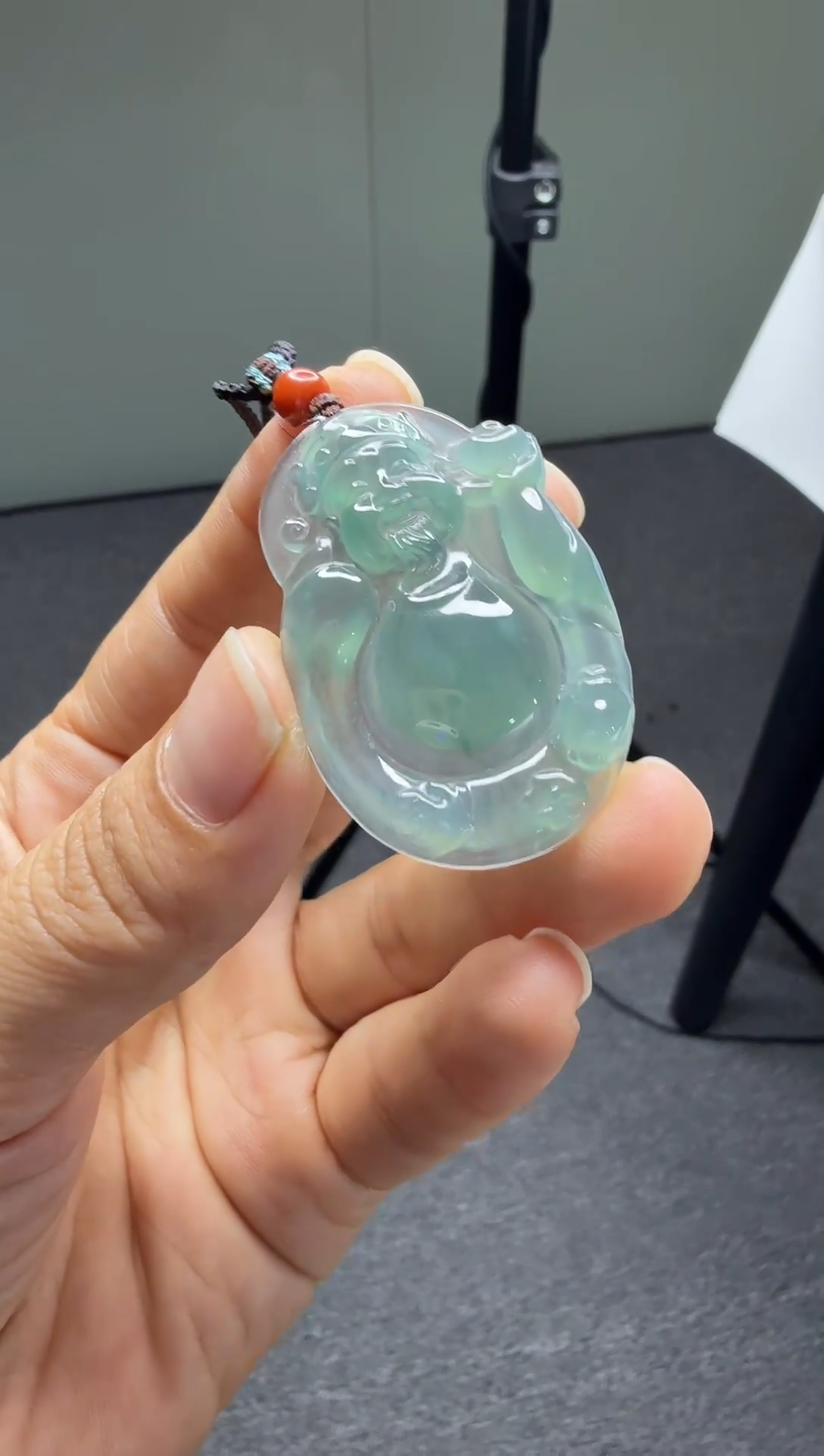 未镶嵌挂件翡翠财爷爷
