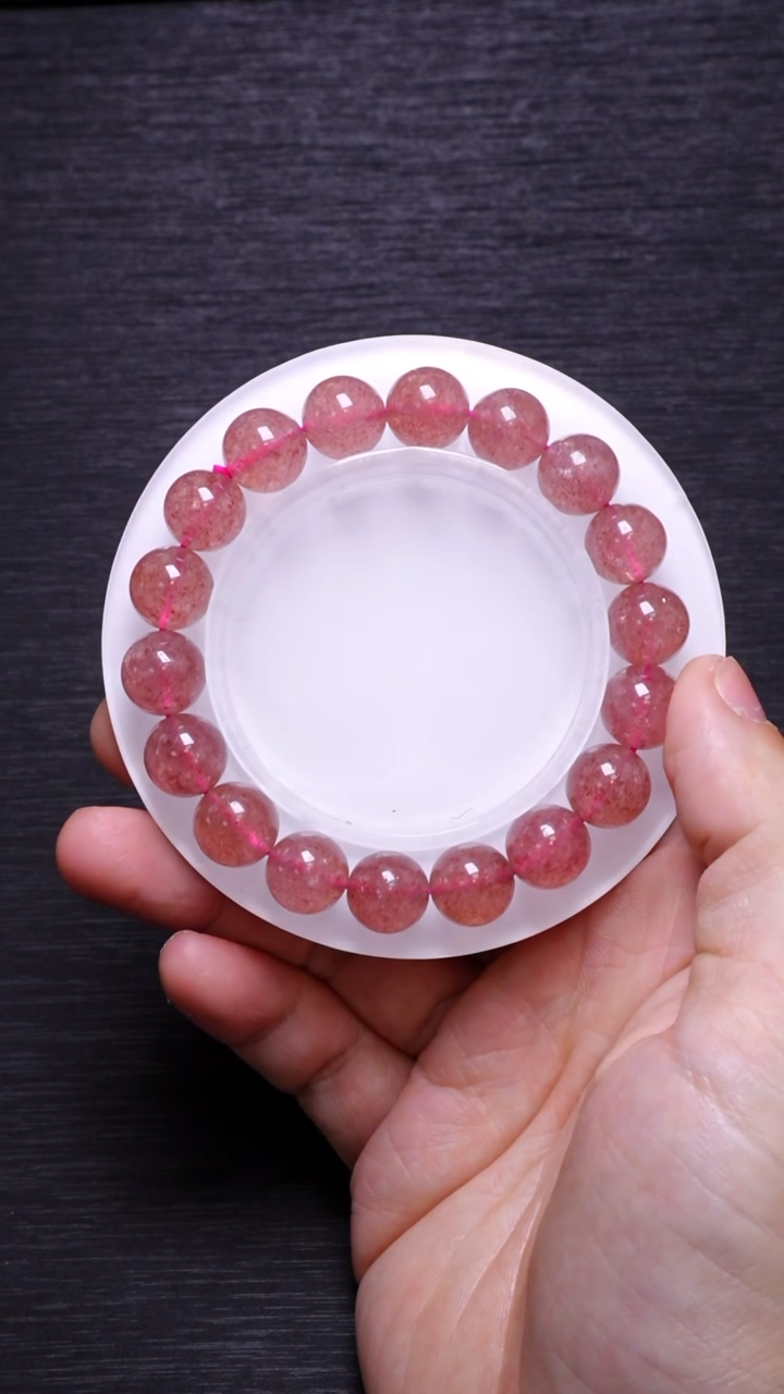 【闪购商品】水晶单圈未镶嵌Q012草莓晶单圈10mm