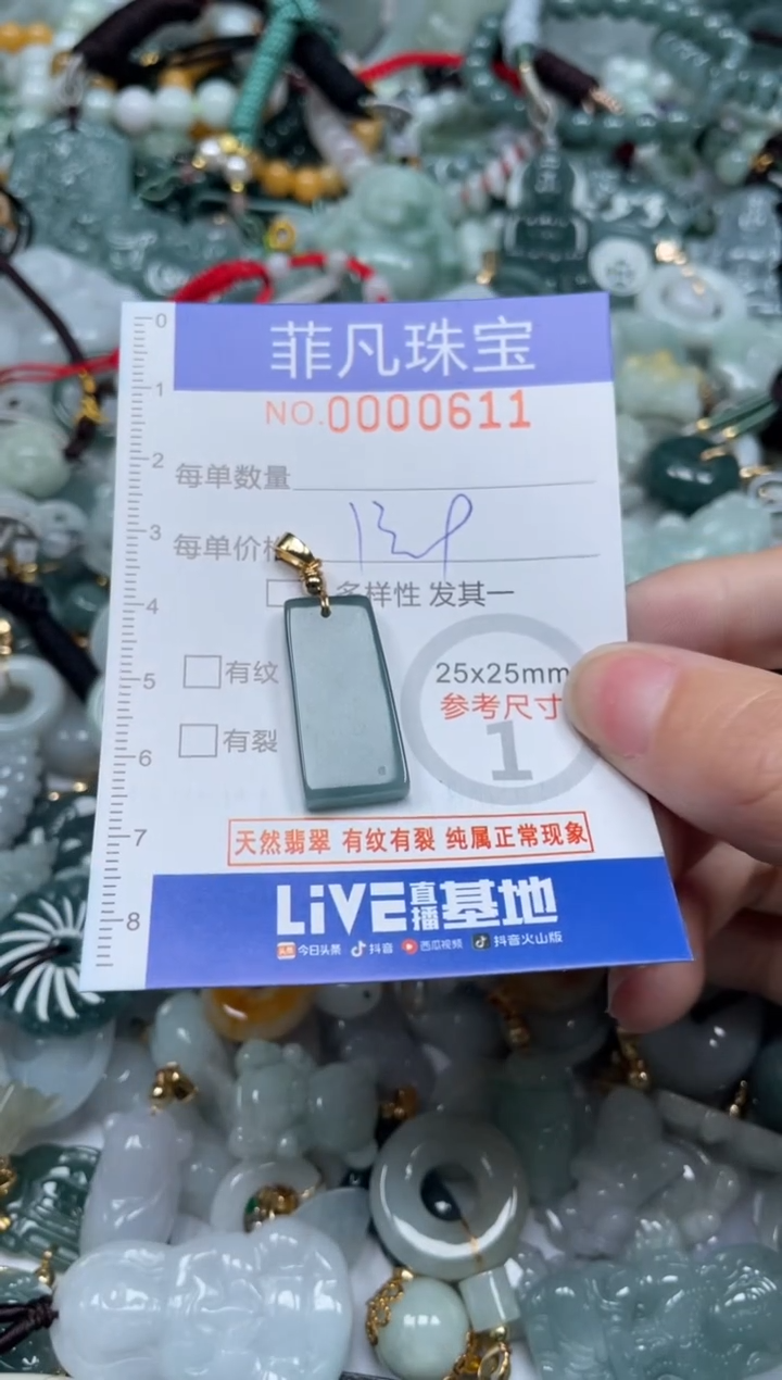 【闪购商品】翡翠颈饰未镶嵌00..0611