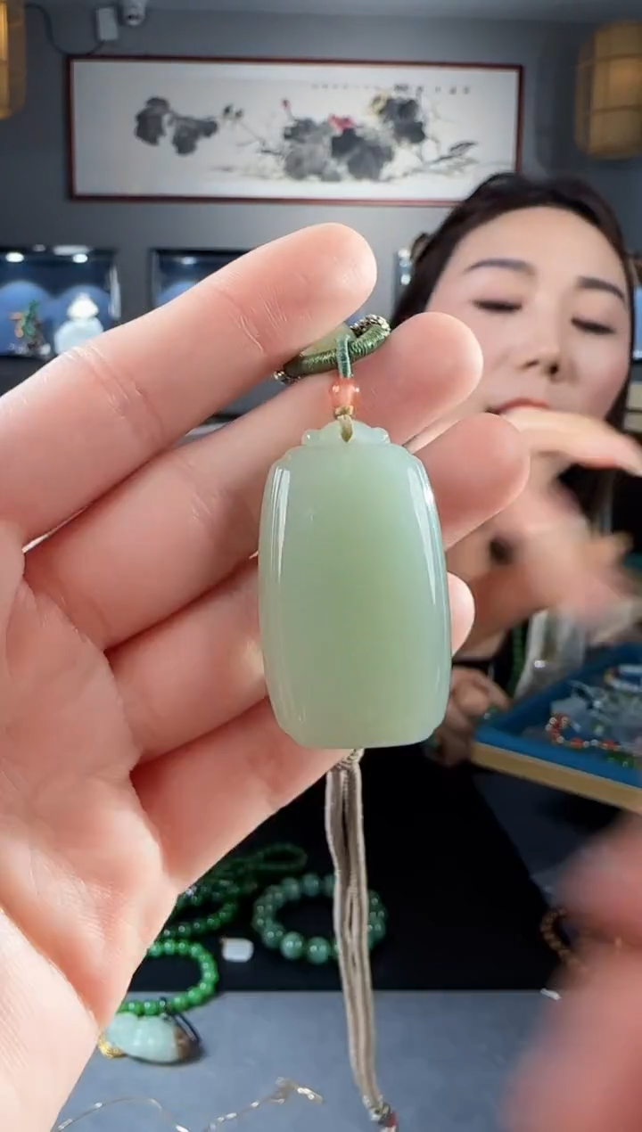 【闪购商品】和田玉吊坠(不含链)未镶嵌1