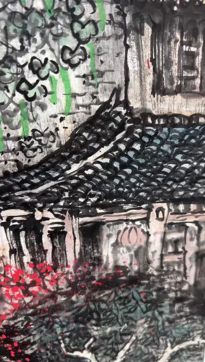 国画刘立荣亲笔绘画手绘作品D3