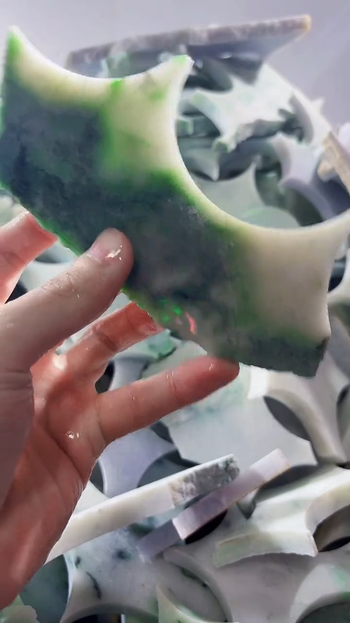 裸石翡翠缅甸翡翠A货文2559