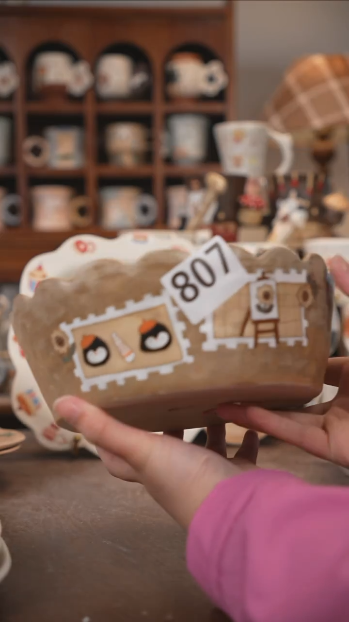 可爱川谷原创陶瓷9.7直播福利微瑕随机807