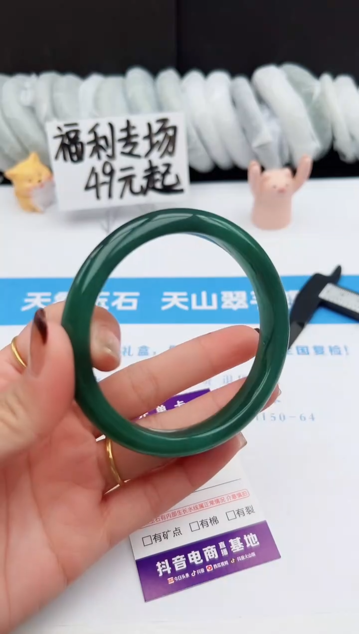 【闪购商品】石英质玉手镯未镶嵌254-DC63
