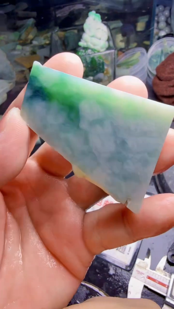 未镶嵌挂件翡翠天然翡翠075