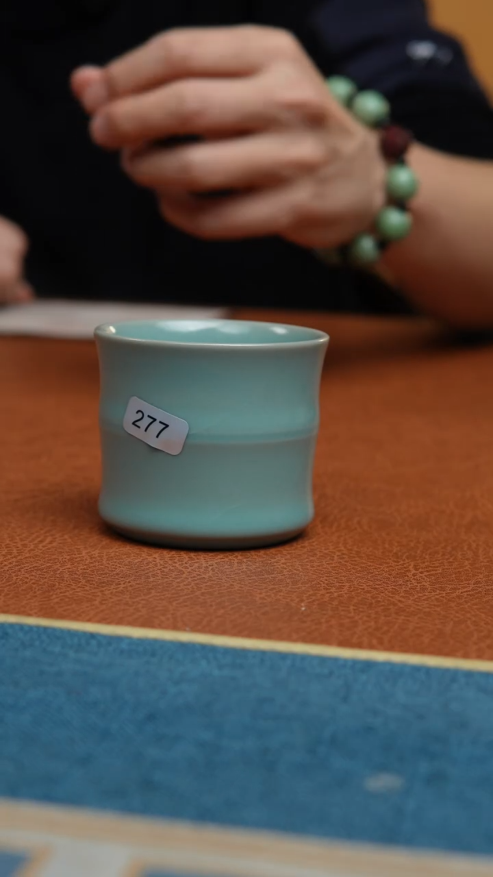 【闪购商品】杯汝州原产地原矿釉仿古竹节杯