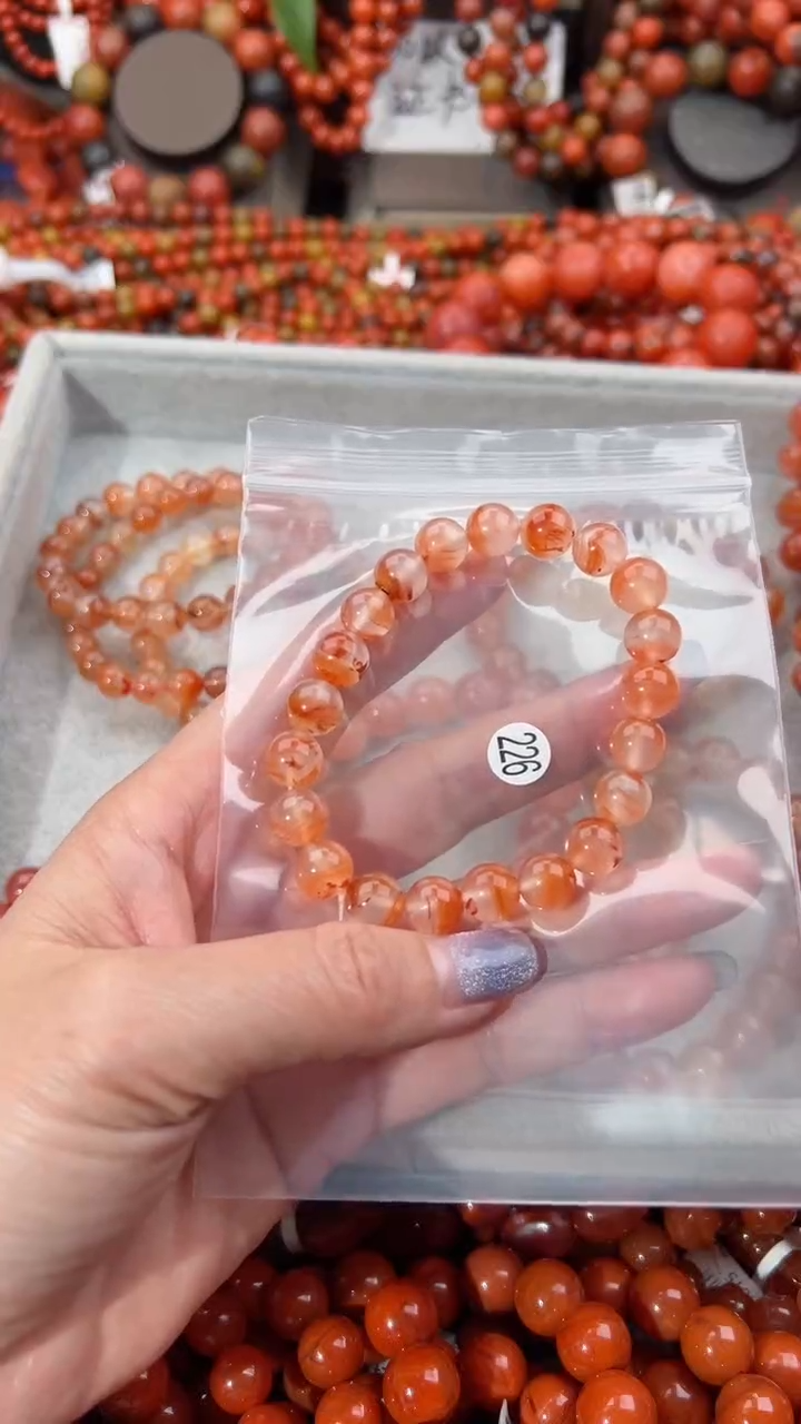 【闪购商品】南红玛瑙手串未镶嵌9
