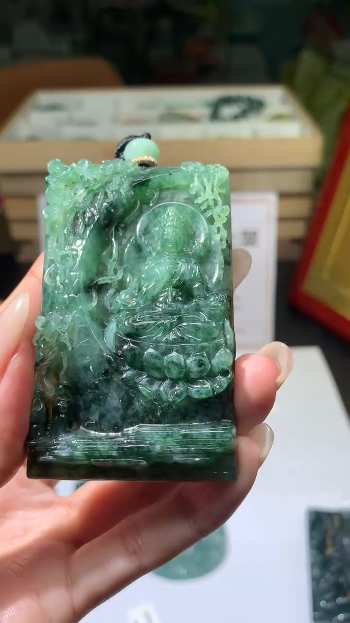【闪购商品】定制翡翠未镶嵌不退不换CMH1件-A