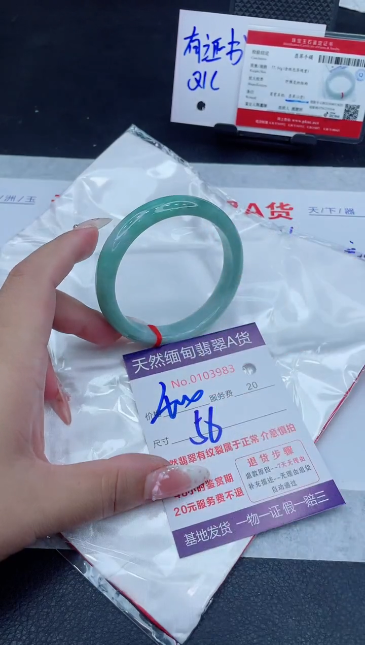 未镶嵌手镯翡翠400.00