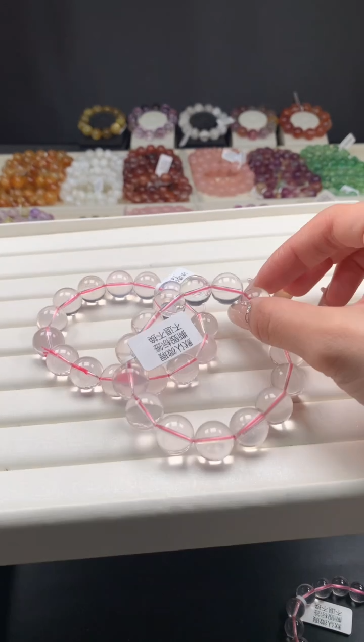 【闪购商品】水晶手链未镶嵌多样性发一墨粉14，A49