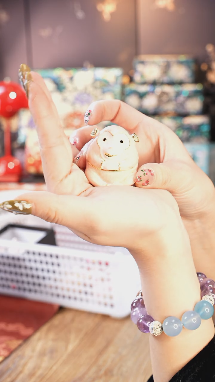 【闪购商品】瓷片豆包儿推荐饰品摆件