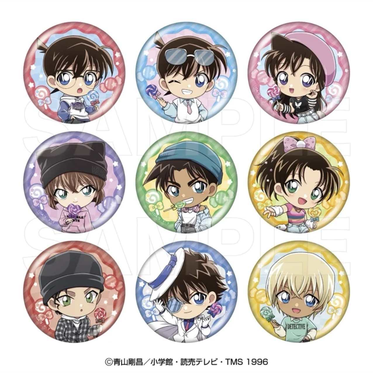 名侦探柯南棒棒糖吧唧日谷