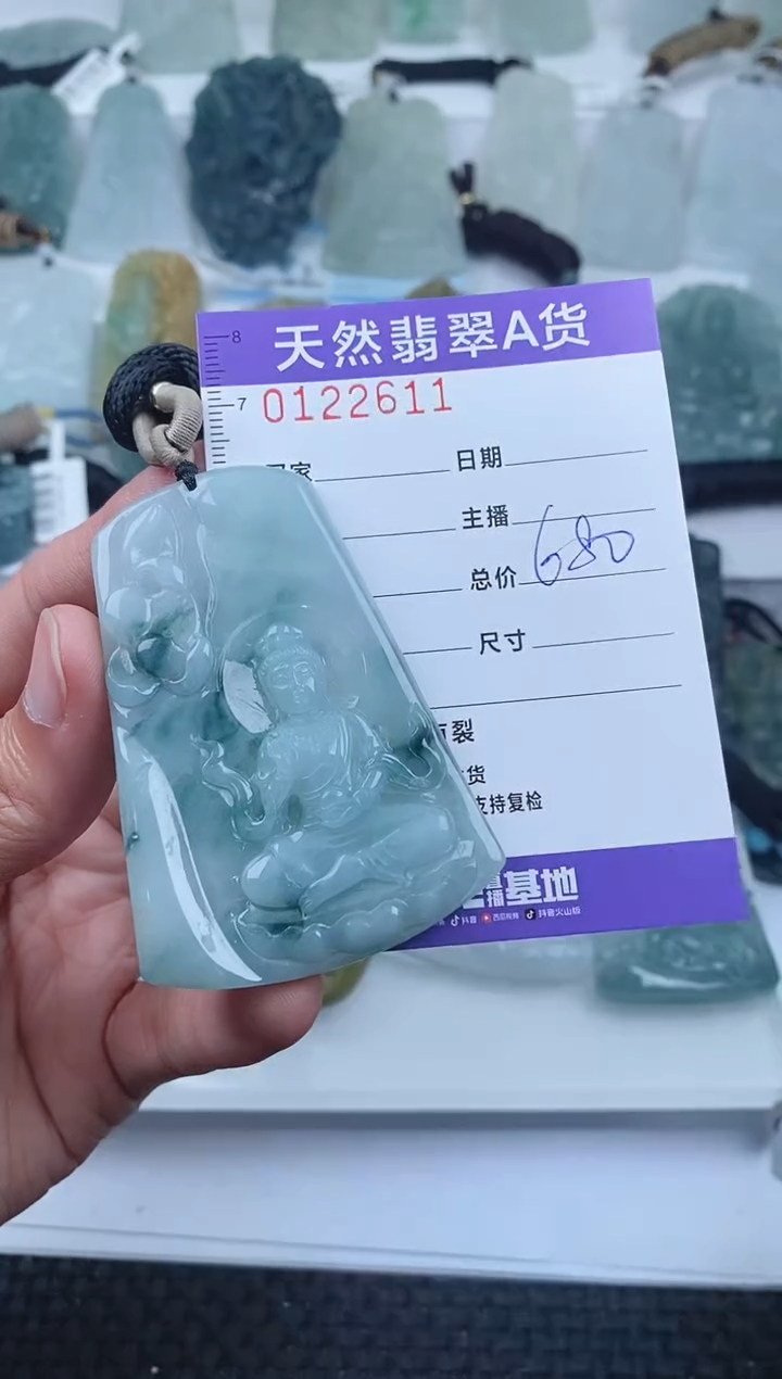 【闪购商品】翡翠颈饰未镶嵌        611