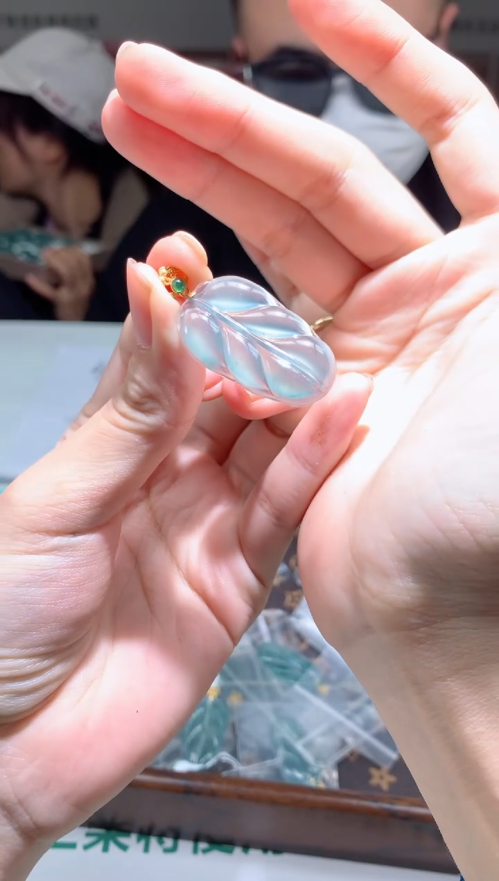 【闪购商品】翡翠戒指银S925镶嵌天然A货翡翠-多样性发货