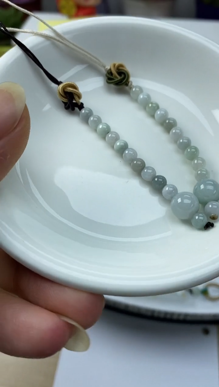 颈饰未镶嵌翡翠4天然缅甸翡翠A货手机挂随机发一
