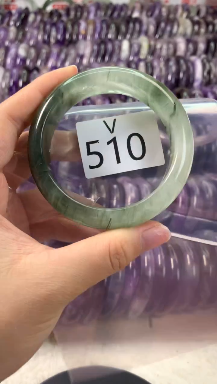 【闪购商品】水晶水晶手镯V未镶嵌510-58