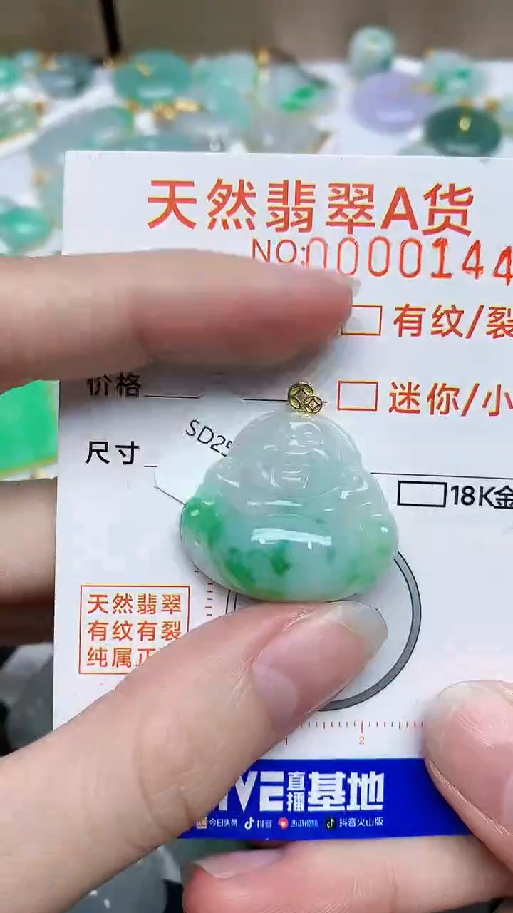 【闪购商品】翡翠颈饰18K金镶嵌453453453453