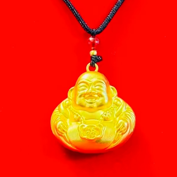 999黄金金珠高端大气玛瑙吊坠赠证书合金福公礼盒一物一证