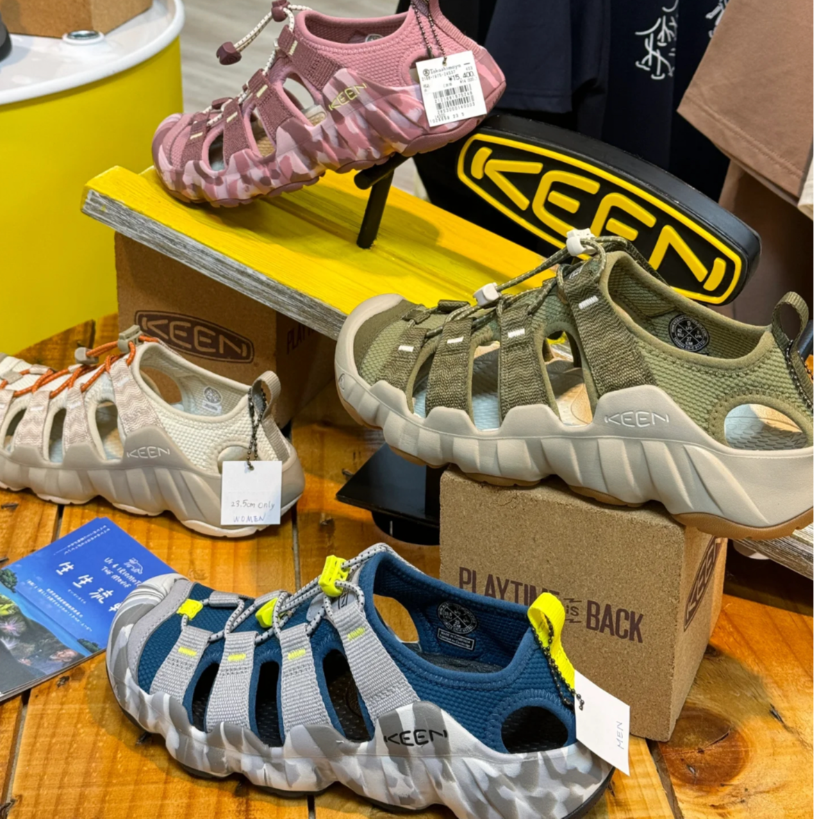 新款户外山系运动耐磨涉水溯溪凉鞋大牌包头舒适休闲男女凉鞋情侣