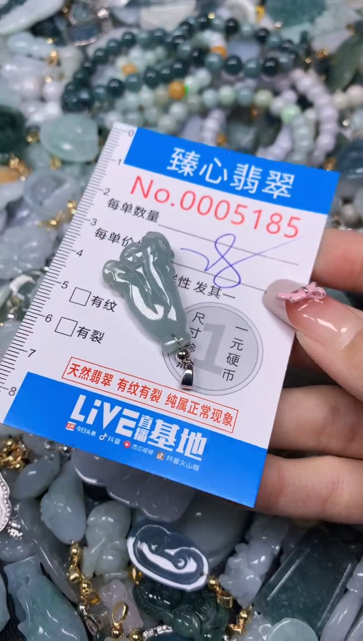 【闪购商品】翡翠颈饰未镶嵌含绳0005185