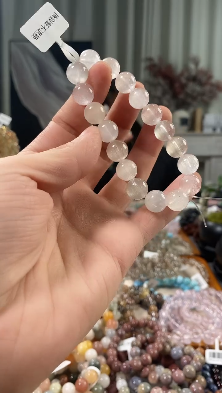 未镶嵌手链水晶兔毛