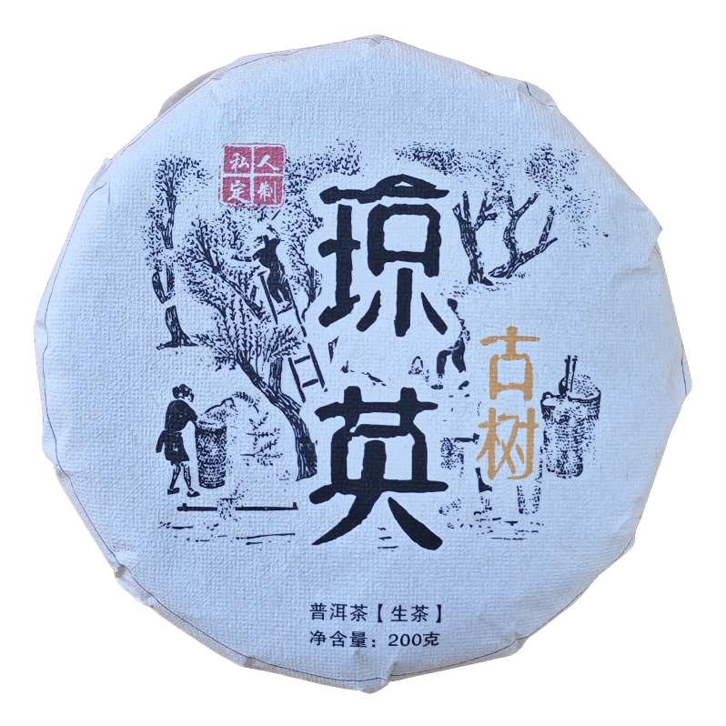 2024年琼英古树生茶饼G546 JD199