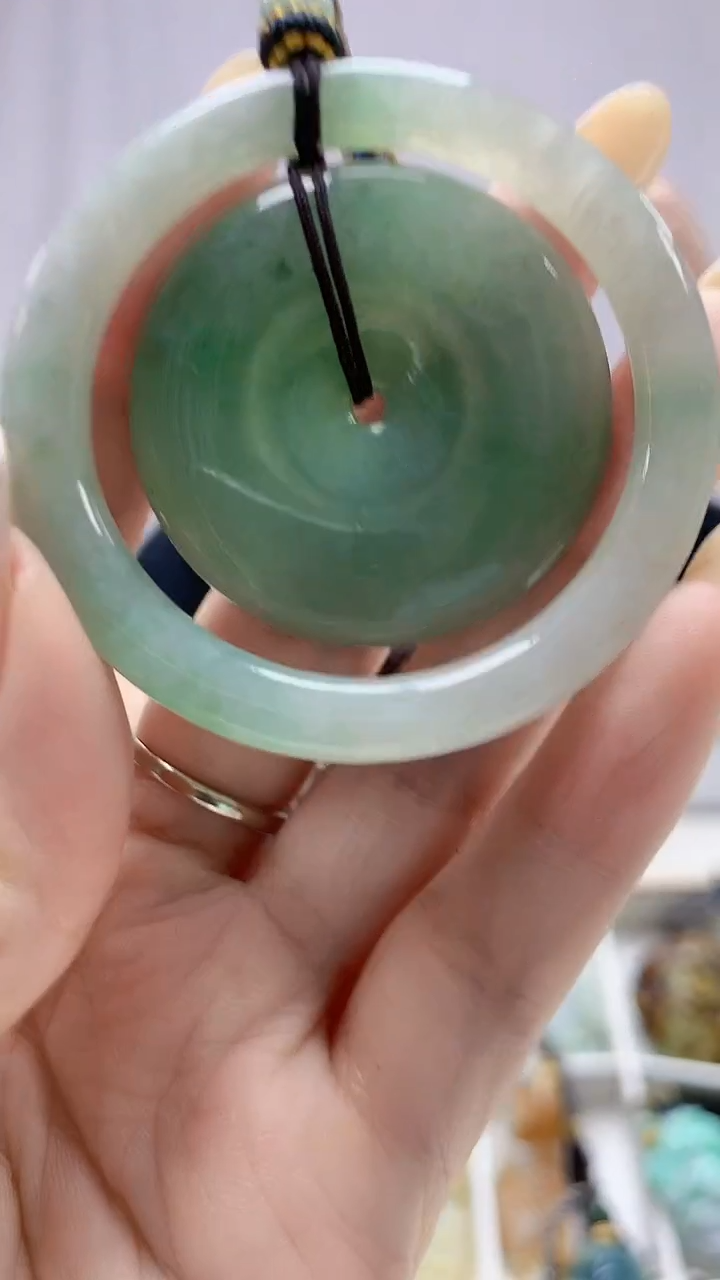 定制翡翠未镶嵌5060DD-毛货挂件147