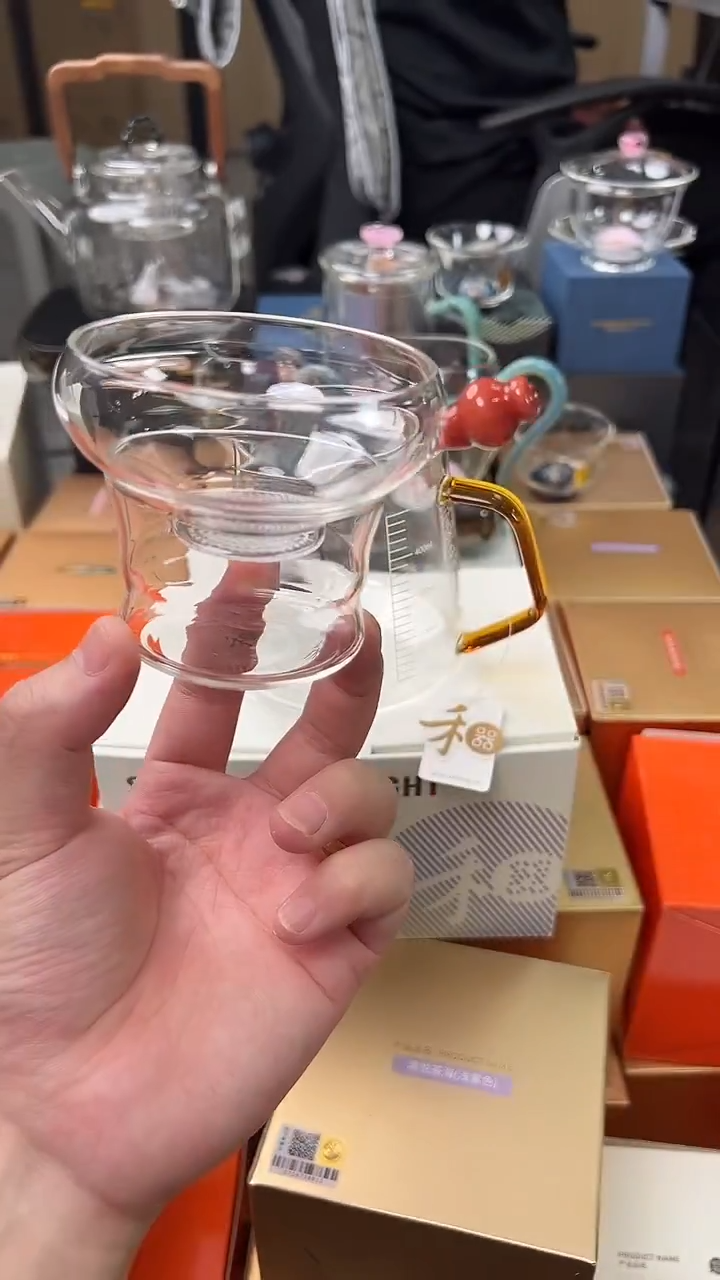 @@禾器晶彩奉珠茶漏汝红