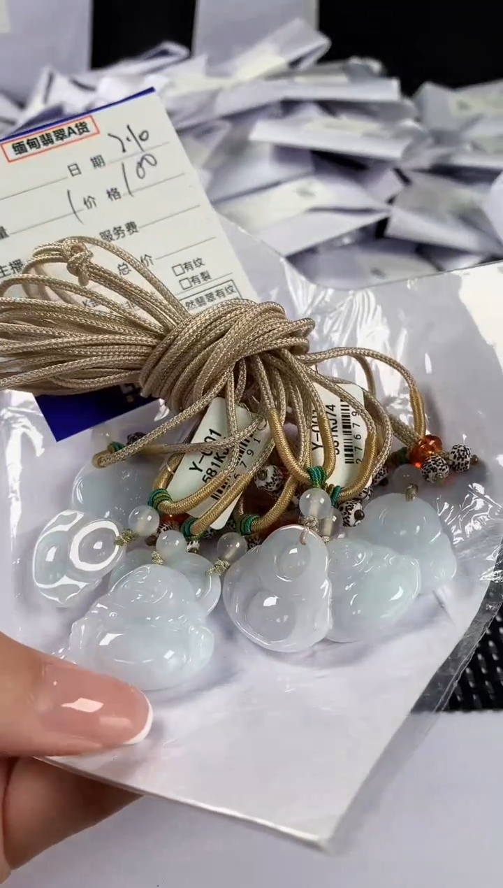 【闪购商品】翡翠颈饰未镶嵌多样性发其一件106