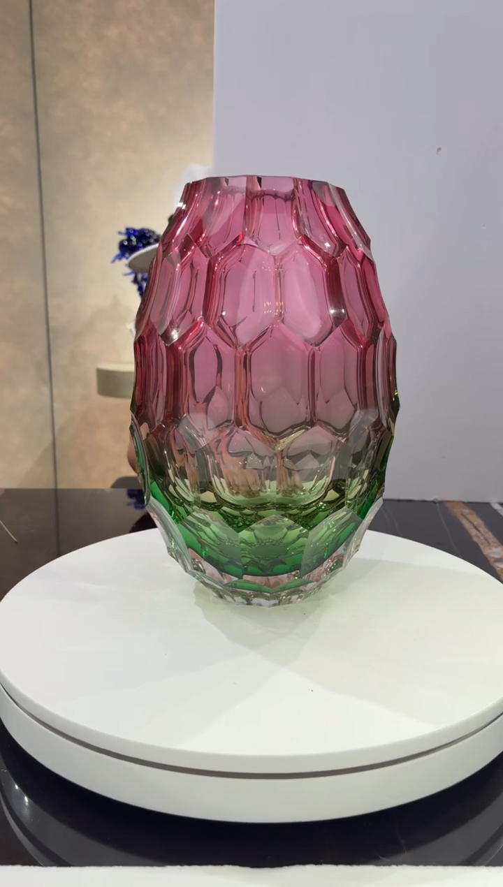 摆件金红caorle艺术琉璃花器