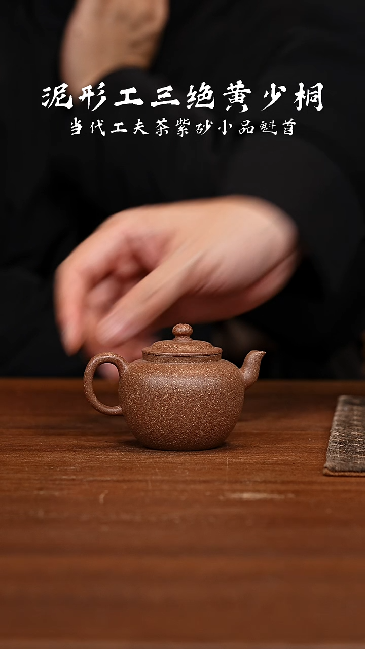 茶壶紫砂古莲子段泥HST