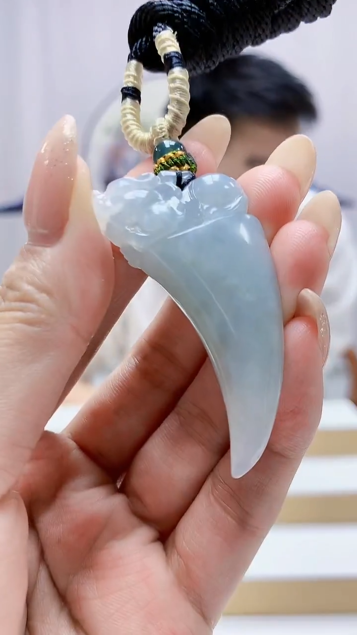 未镶嵌定制翡翠5028MM-毛货挂件113