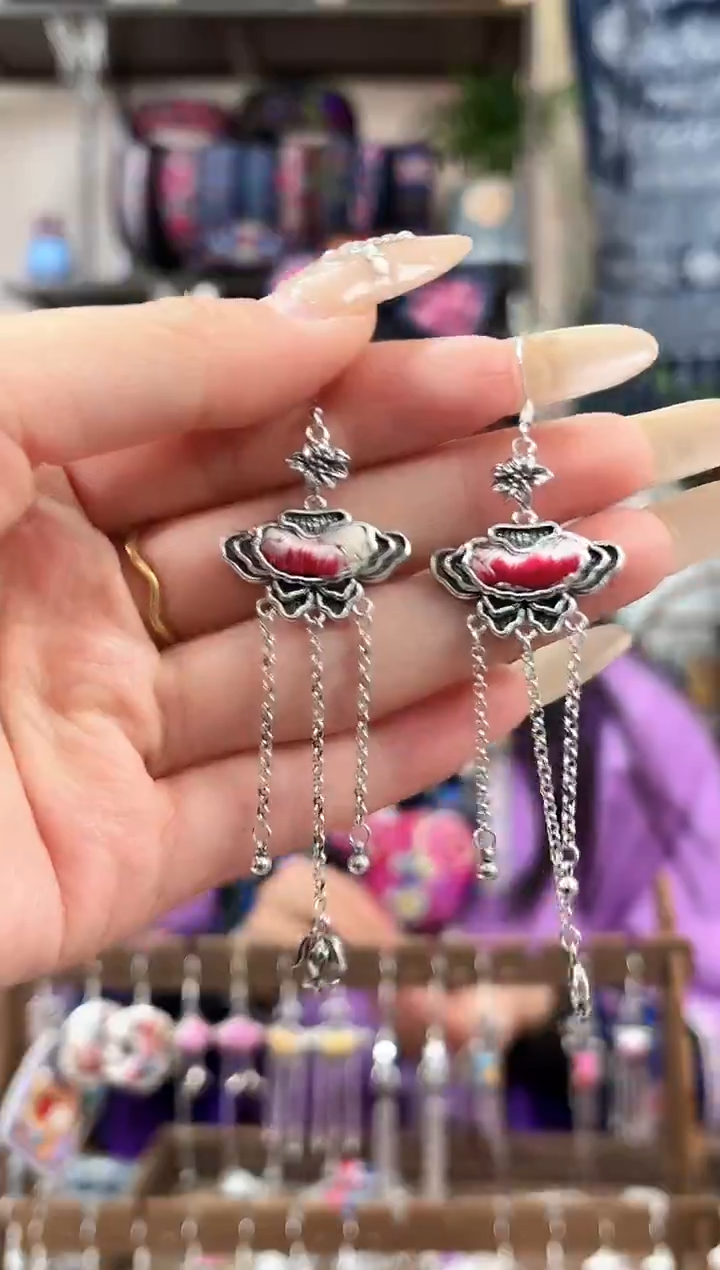 织绣民族风非遗老绣苗银饰品859