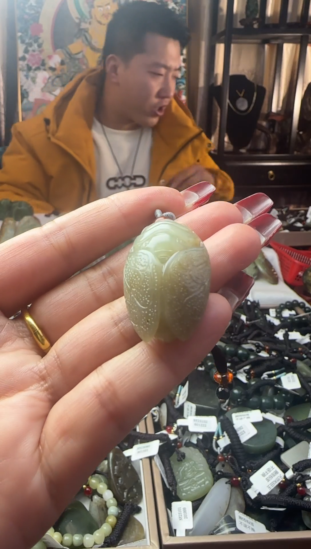 颈饰未镶嵌和田玉46346784