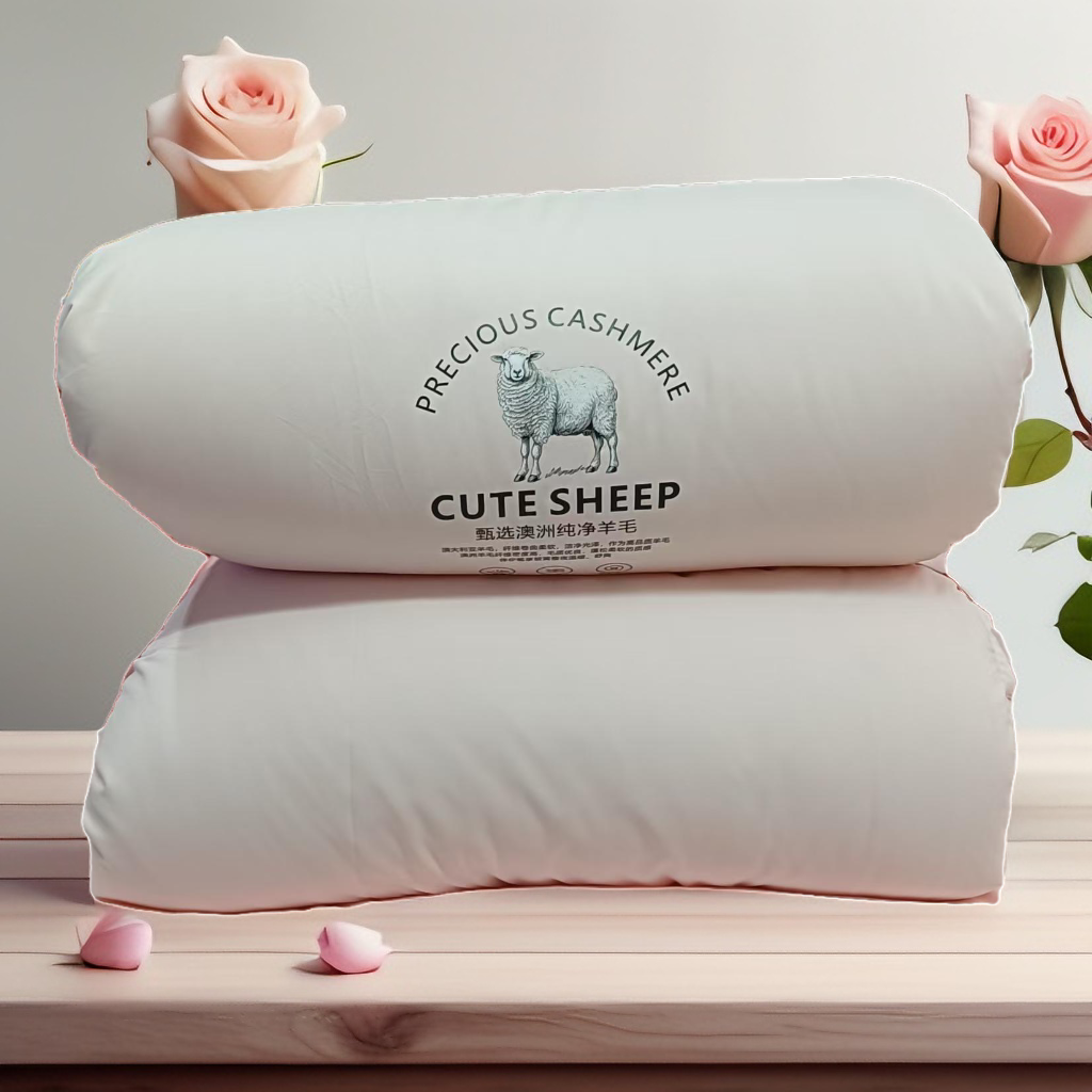 结婚柔软透气春秋被薄被加厚超柔精美防螨防潮简约透气澳毛春夏