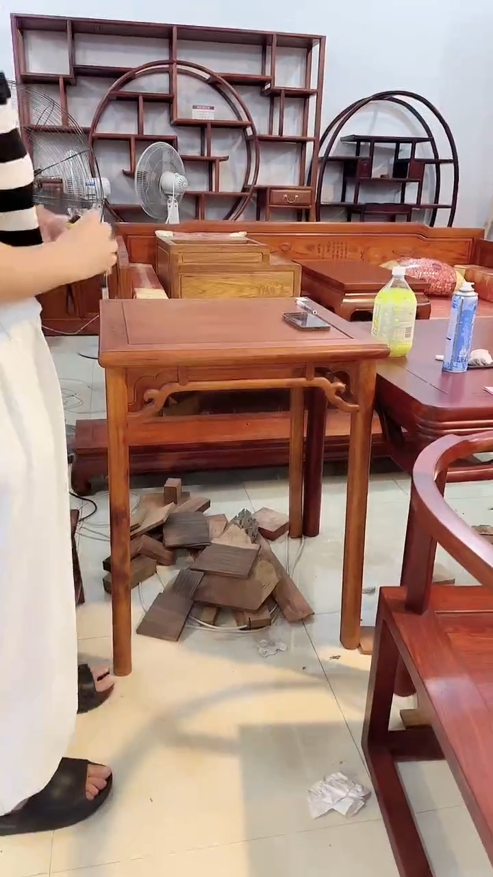 花梨木类家具缅甸花梨大果紫檀小方桌