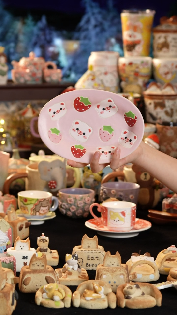 其他陶景德镇釉下彩手绘设计师款陶瓷