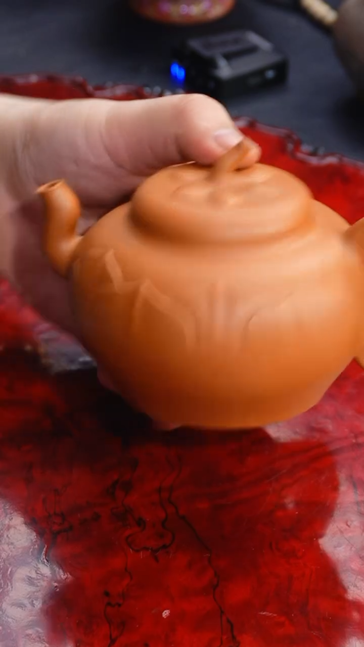 茶壶紫砂57 矮荷韵,YYF,降坡泥